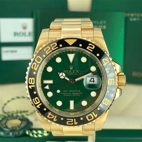 rolex oro e verde|Rolex gmt master 2 prezzo.